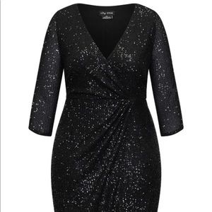 City Chic Razzle Dazzle dress size 18